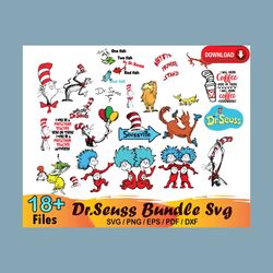 18 Dr Seuss Face Funny Bundle