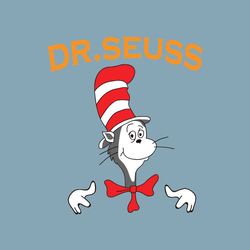 Funny Dr Seuss Cat In The Hat SVG