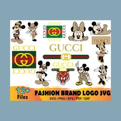 Funny 12 Gucci Mickey Bundle SVG