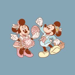 Mickey and Minnie Disney Easter Eggs SVG
