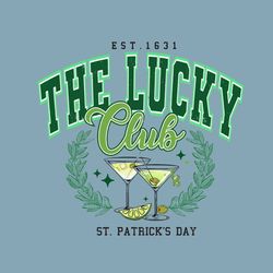 The Lucky Club St Patricks Day Est 1631 PNG
