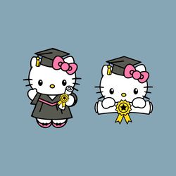 Graduate 2023 Svg, Kawaii Kitty Svg, Class of 2023 Svg, Senior 2023 Svg, Graduation Shirt Svg, Cute Kitty Svg, Kitty Svg