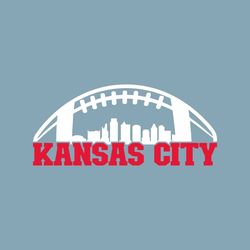 Kansas City Football City Skyline for cutting & SVG, AI, PNG, Cricut and Silhouette Studio