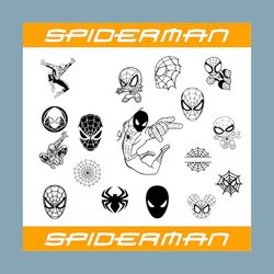 spiderman svg spiderman logo svg spiderman bundle svg hero svg marvel svg clipart printable spider hero svg marvel svg