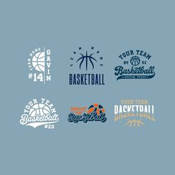 Basketball Bundle, Team Template, Svg Png Dxf Eps, Cricut, Silhouette, Basketball Team Shirts, Basketball Mom Png, Sweat