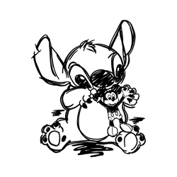 stitch and mickey disneysvg stitch ohana svg download iron on silhouette cricut cut file s