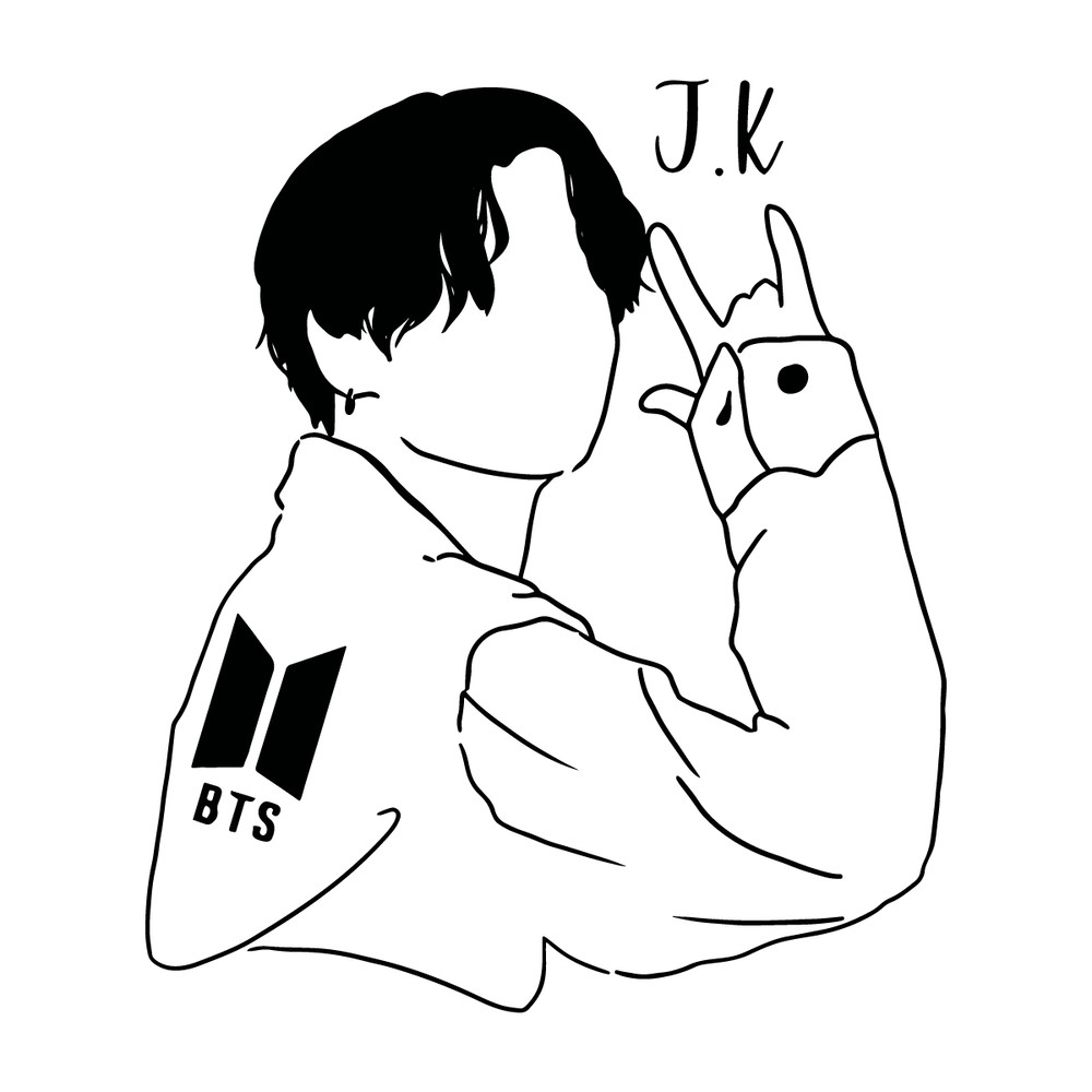 Jungkook-BTS-Svg,-BTS-Member-Svg,-JK-Art-Line,-Junkook-1532643171.png
