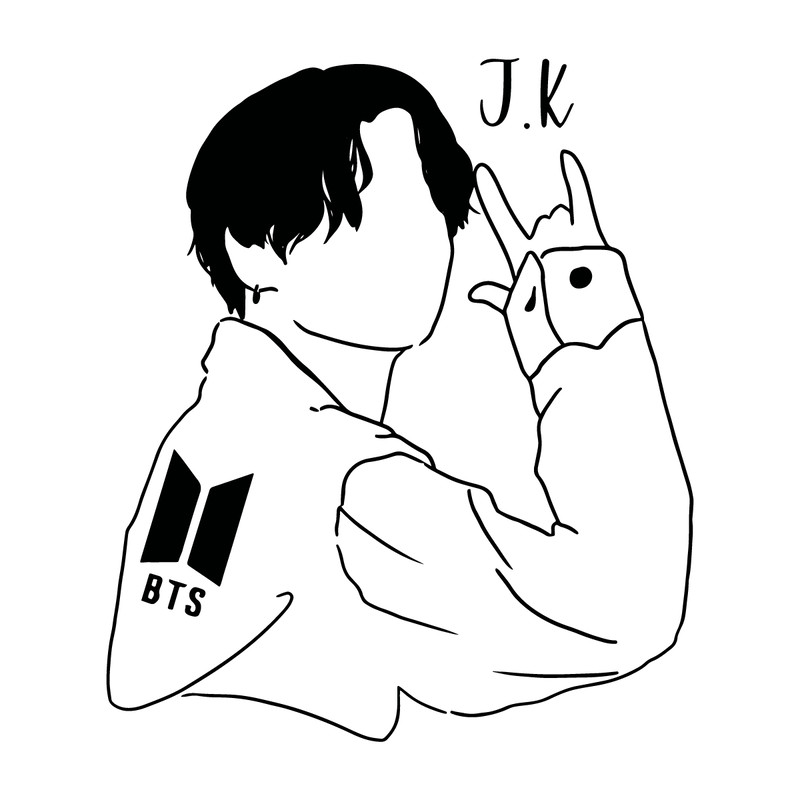 Jungkook-BTS-Svg,-BTS-Member-Svg,-JK-Art-Line,-Junkook-1532643171.png