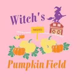 Witch's Pumpkin Field