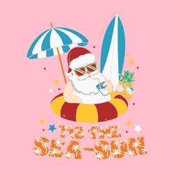 Santa Surf Coconut Float Tis the Sea Sun
