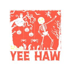 Yee Haw Halloween TShirt Design Graphic