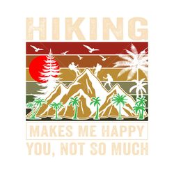 Hiking Makes Me Vintage Hiking TShirt