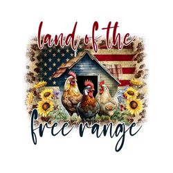 Chicken USA Funny 4th of July Png