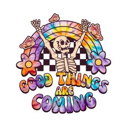 Good Things Are Coming Png, Tie Dye Png