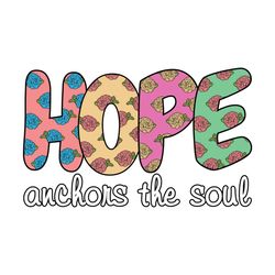 Christian Hope Anchors the Soul SVG