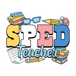 Sped Teacher SVG