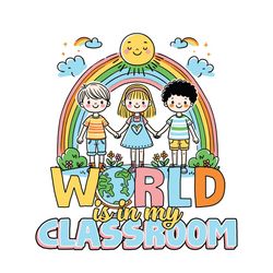 Future World Classroom Teacher SVG