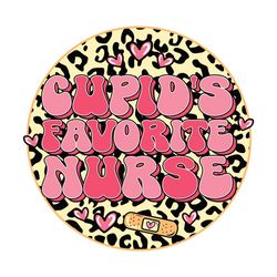 Cupid's Favorite Nurse Valentine Leopard