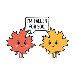 Fallen for You Leaf Love SVG