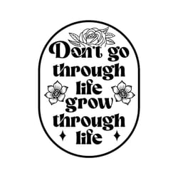 flower motivational quote svg