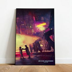blade runner canvas, canvas wall art, rolled canvas print, canvas wall print, movie canvas-1
