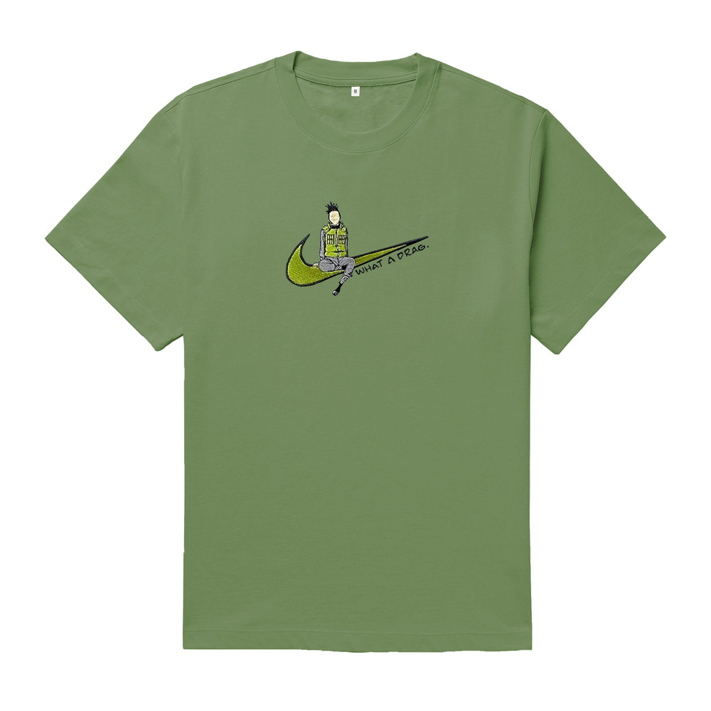 Shikamaru TShirt Shikamaru Oversized TShirt Shikamaru Nara Naruto Anime TShirt Embroidered TShirt FREE SHIPPING 3