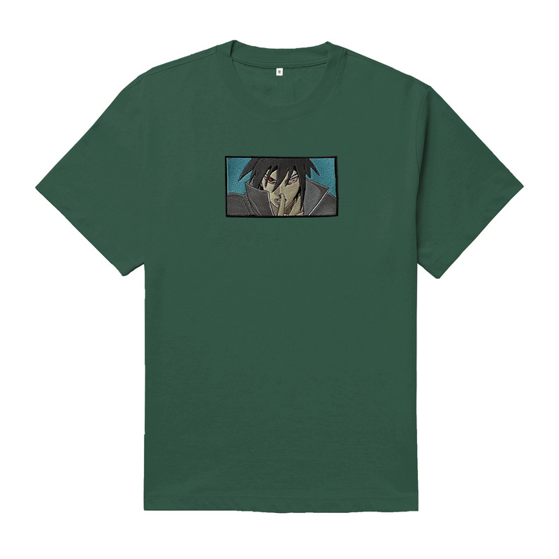 Sasuke TShirt Sasuke Oversized TShirt Sasuke Uchiha TShirt Naruto Anime Embroidered TShirt FREE SHIPPING 4