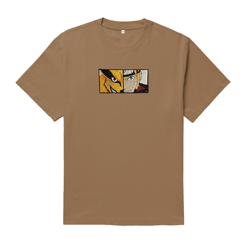 Naruto Kurama TShirt Naruto T Shirt Naruto Anime Tshirt Naruto Embroidered TShirt FREE SHIPPING 4
