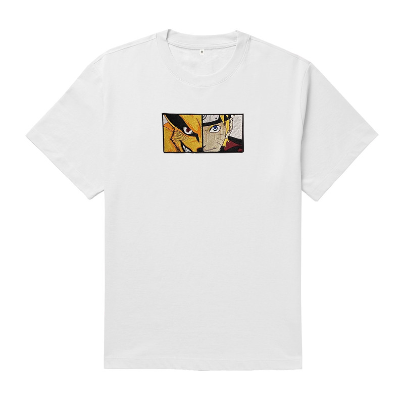 Naruto Kurama TShirt Naruto T Shirt Naruto Anime Tshirt Naruto Embroidered TShirt FREE SHIPPING 2