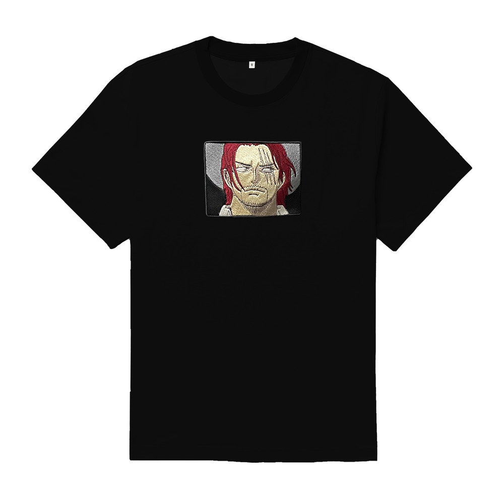 Shanks TShirt Shanks Oversized TShirt Shanks TShirt One Piece Luffy Anime Embroidered TShirt FREE SHIPPING 1
