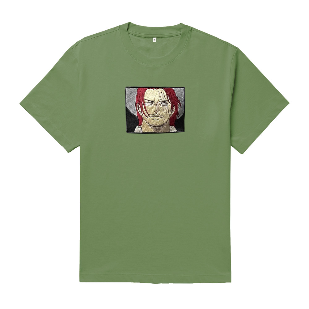 Shanks TShirt Shanks Oversized TShirt Shanks TShirt One Piece Luffy Anime Embroidered TShirt FREE SHIPPING 4