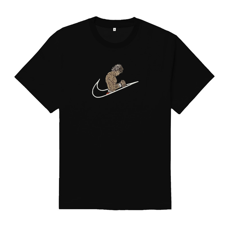 Baki TShirt Baki Oversized TShirt Baki Hanma Anime TShirt Baki Hanma Embroidered TShirt FREE SHIPPING 1