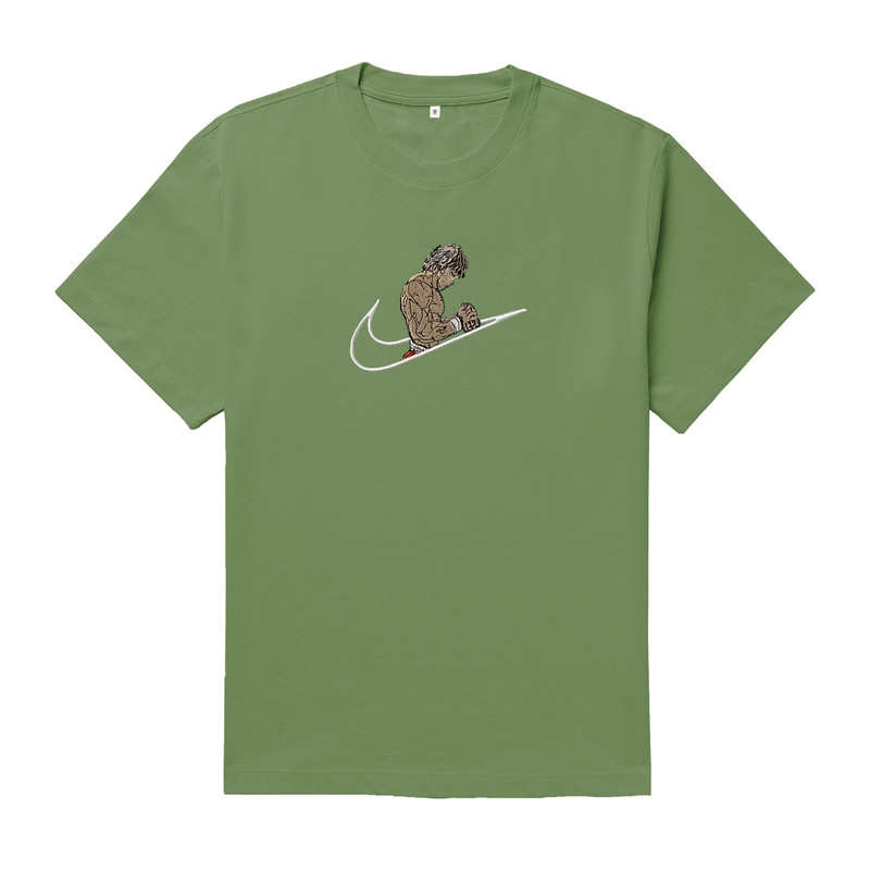 Baki TShirt Baki Oversized TShirt Baki Hanma Anime TShirt Baki Hanma Embroidered TShirt FREE SHIPPING 5