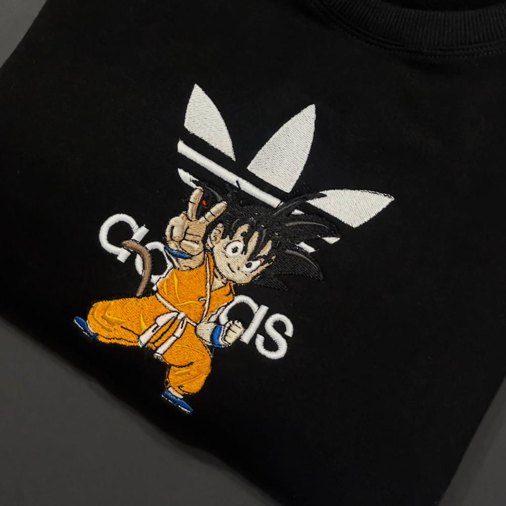Goku TShirt Kid Goku Dragon Ball Anime T Shirt Goku Embroidered Tshirt Hoodie Sweatshirt FREE SHIPPING 0