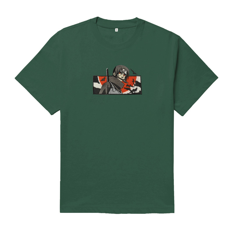 Itachi TShirt Itachi Uchiha T Shirt Naruto Anime Tshirt Embroidered TShirt FREE SHIPPING 5