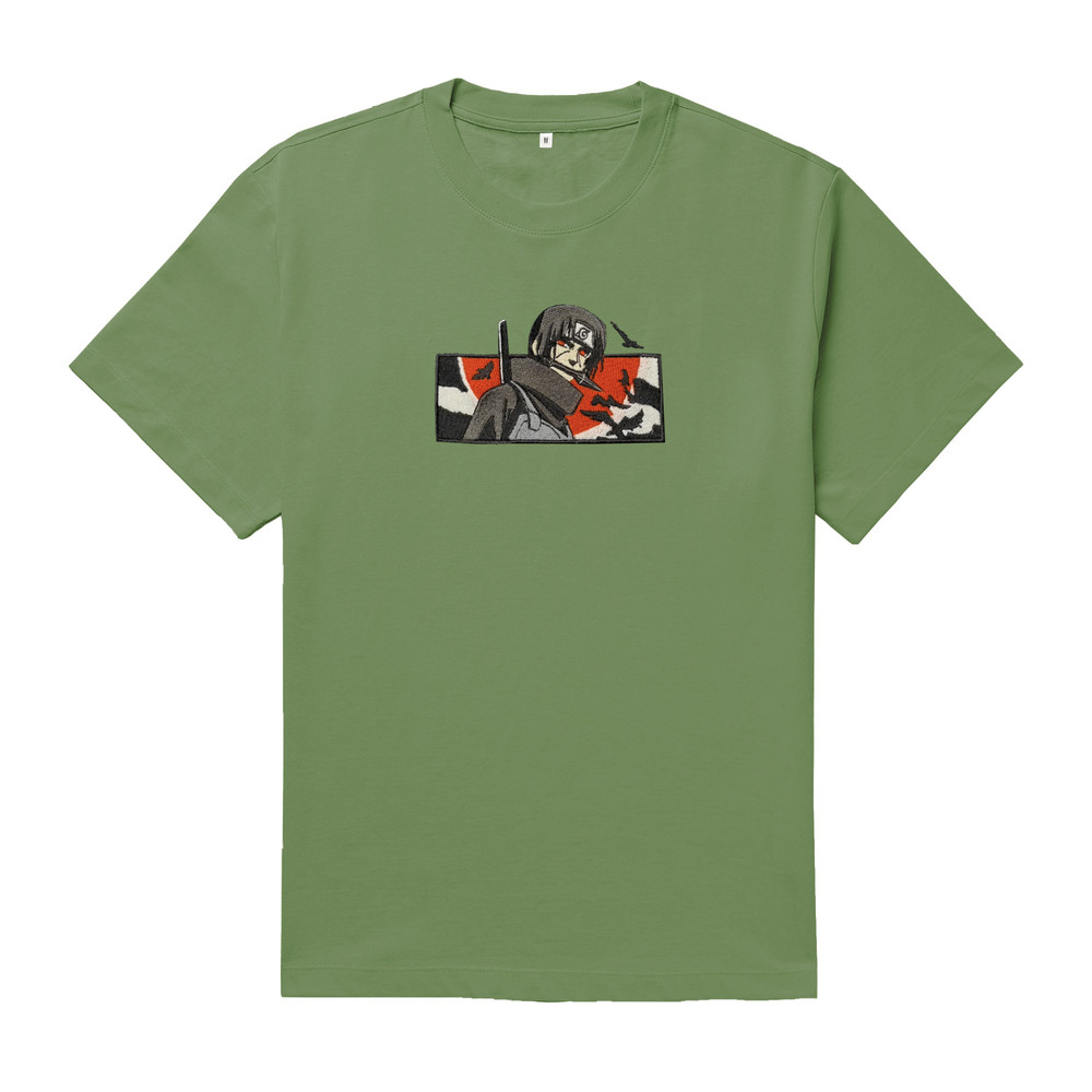 Itachi TShirt Itachi Uchiha T Shirt Naruto Anime Tshirt Embroidered TShirt FREE SHIPPING 4