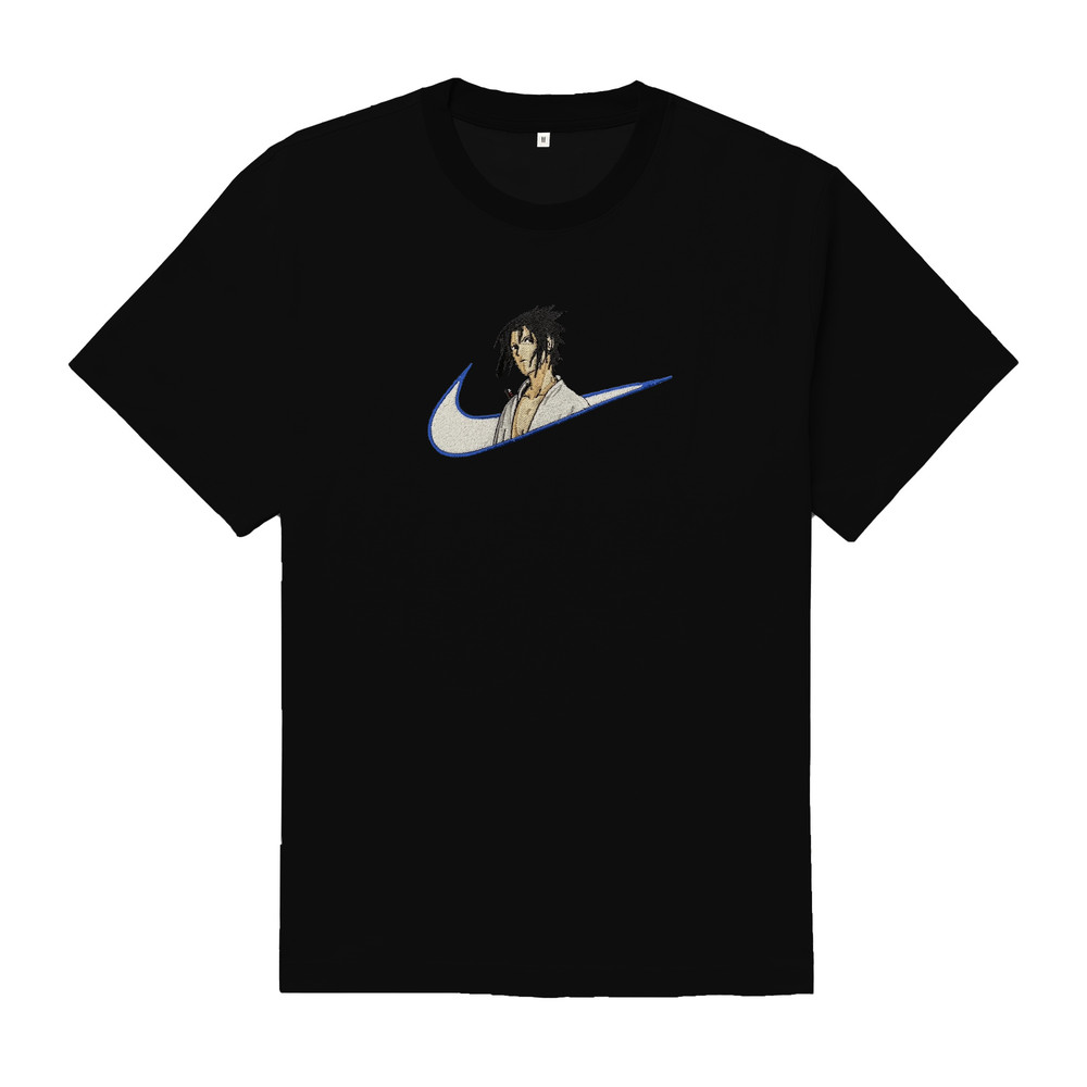 Sasuke TShirt Sasuke Uchiha T Shirt Naruto Anime Tshirt Embroidered TShirt FREE SHIPPING 1