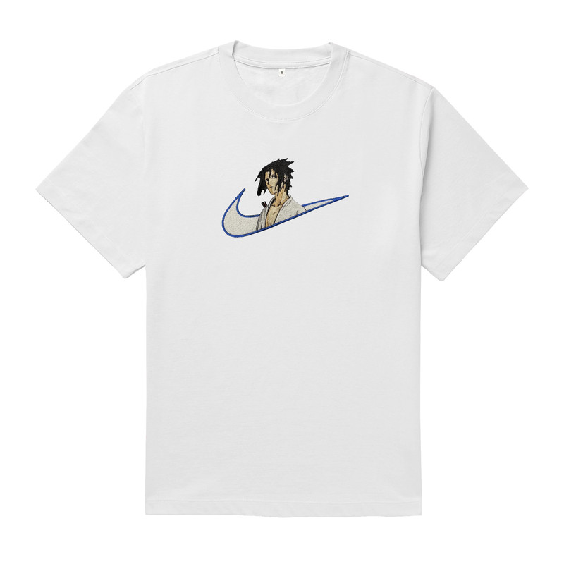 Sasuke TShirt Sasuke Uchiha T Shirt Naruto Anime Tshirt Embroidered TShirt FREE SHIPPING 2