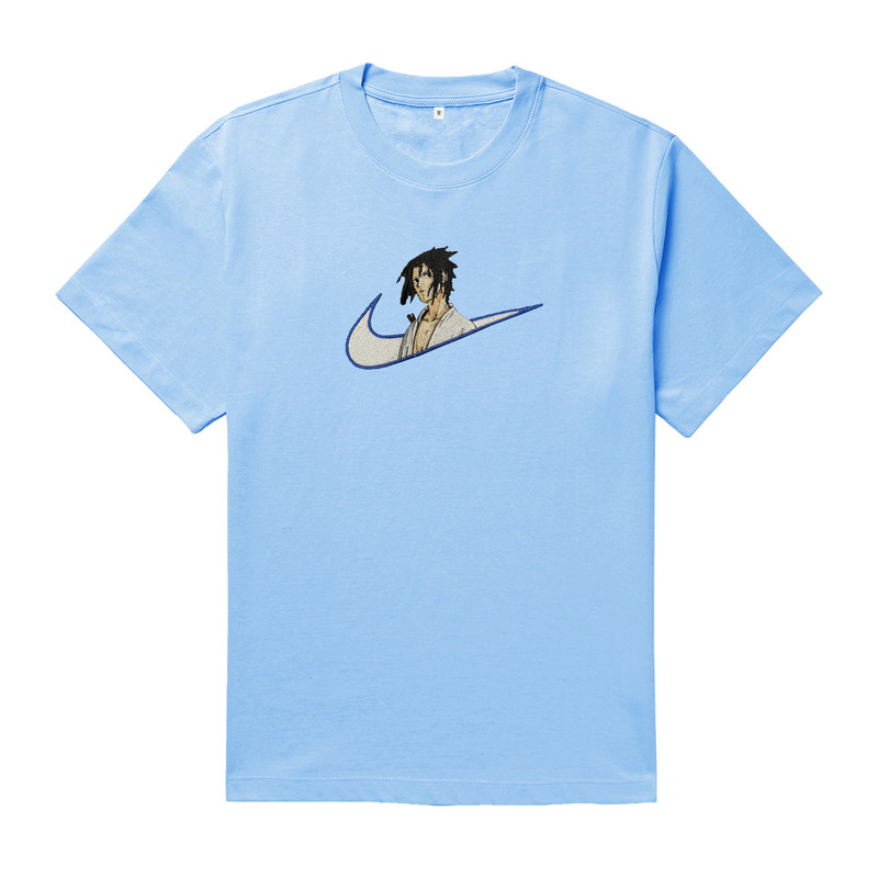 Sasuke TShirt Sasuke Uchiha T Shirt Naruto Anime Tshirt Embroidered TShirt FREE SHIPPING 3
