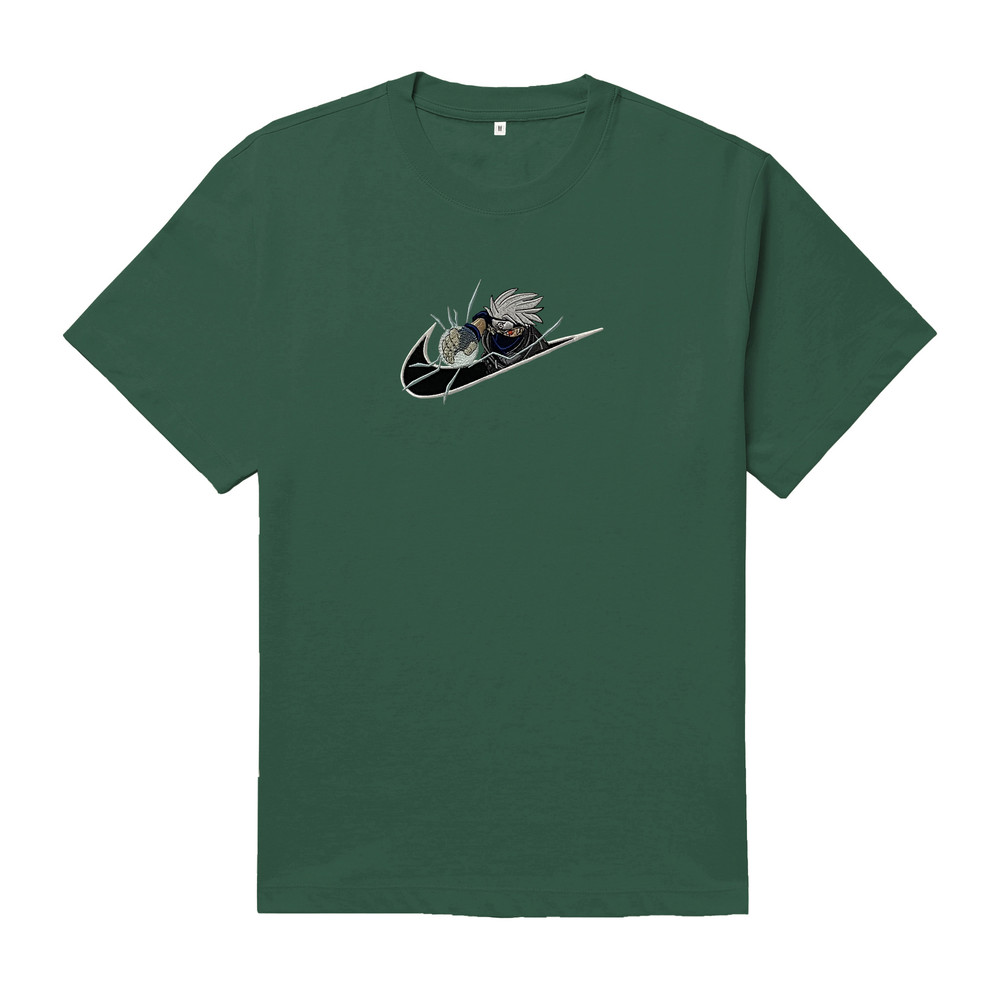 Kakashi TShirt Kakashi Hatake T Shirt Naruto Anime Tshirt Embroidered TShirt FREE SHIPPING 4