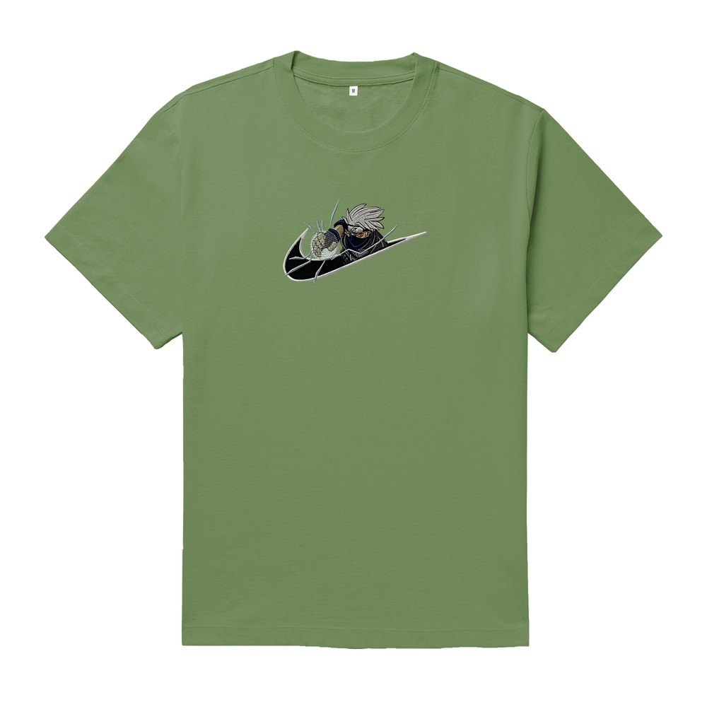 Kakashi TShirt Kakashi Hatake T Shirt Naruto Anime Tshirt Embroidered TShirt FREE SHIPPING 3
