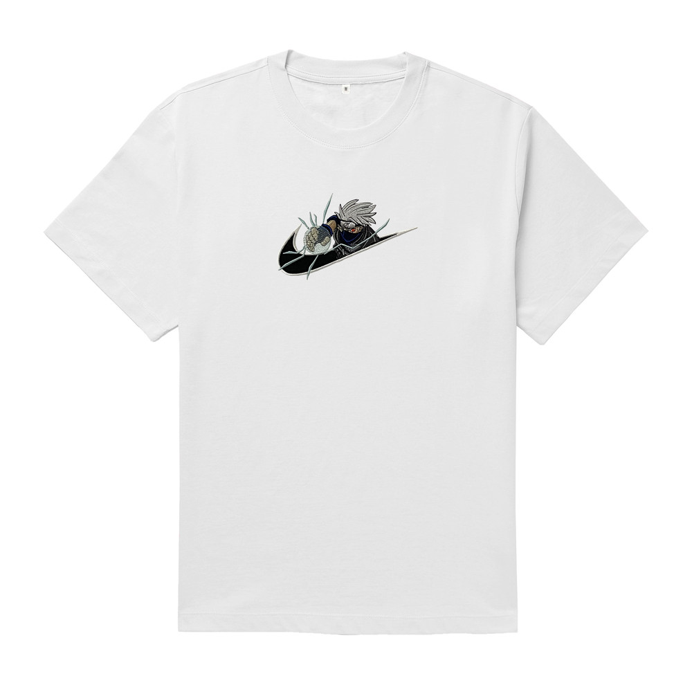 Kakashi TShirt Kakashi Hatake T Shirt Naruto Anime Tshirt Embroidered TShirt FREE SHIPPING 2