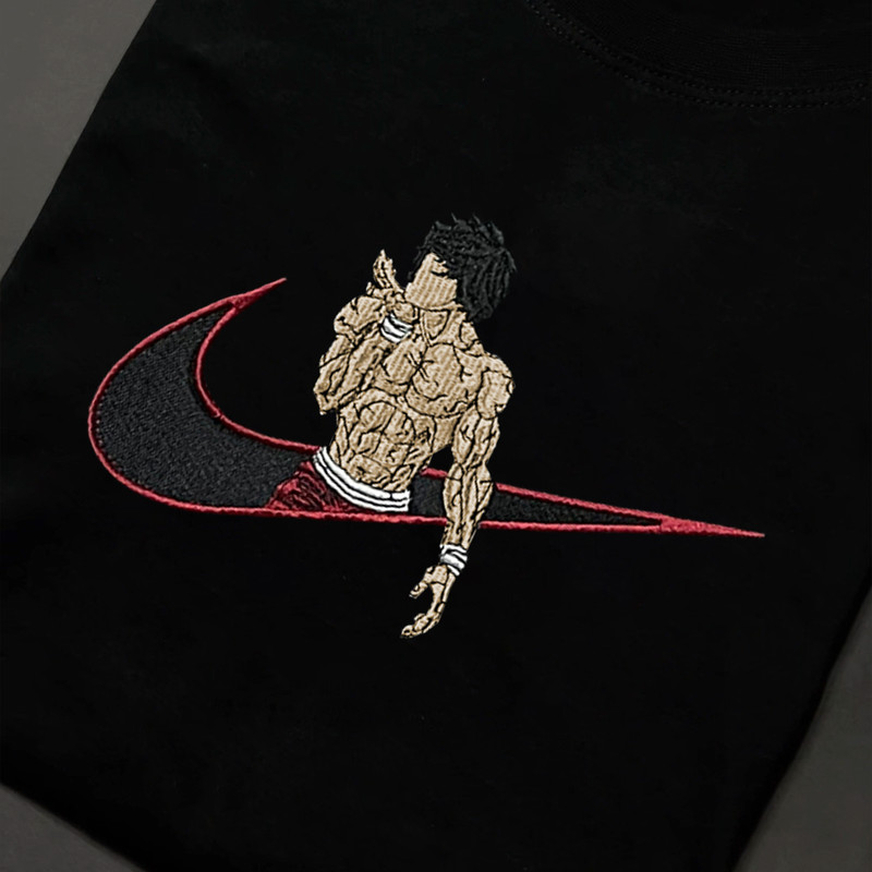 Baki TShirt Baki T Shirt Baki Hanma Anime Tshirt Baki Hanma Embroidered TShirt FREE SHIPPING 0