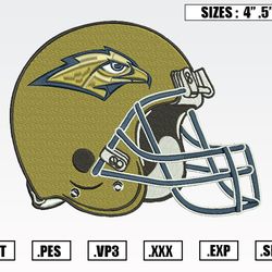 Oral Roberts Golden Eagles Helmet Embroidery Designs, NFL Embroidery Design File Instant Download