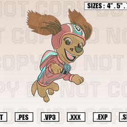 liberty paw patrol embroidery design,cartoon embroidery design file instant download