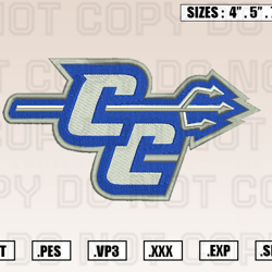 Central Connecticut Blue Devils Logo Embroidery Designs File, Ncaa Teams Embroidery Design File Instant Download