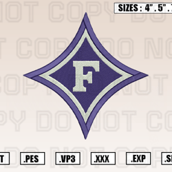 Furman Paladins Logo Embroidery Designs File, Ncaa Teams Embroidery Design File Instant Download