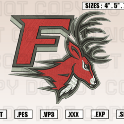 Fairfield Stags Logos Embroidery Designs File, Ncaa Teams Embroidery Design File Instant Download