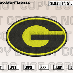 Grambling State Tigers Logo Embroidery Designs File, Ncaa Teams Embroidery Design File Instant Download