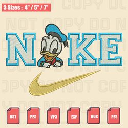 nike donald duck embroidery file, nike disney embroidery designs, machine embroidery design files